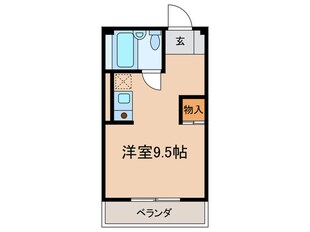 シュクレ川崎の物件間取画像